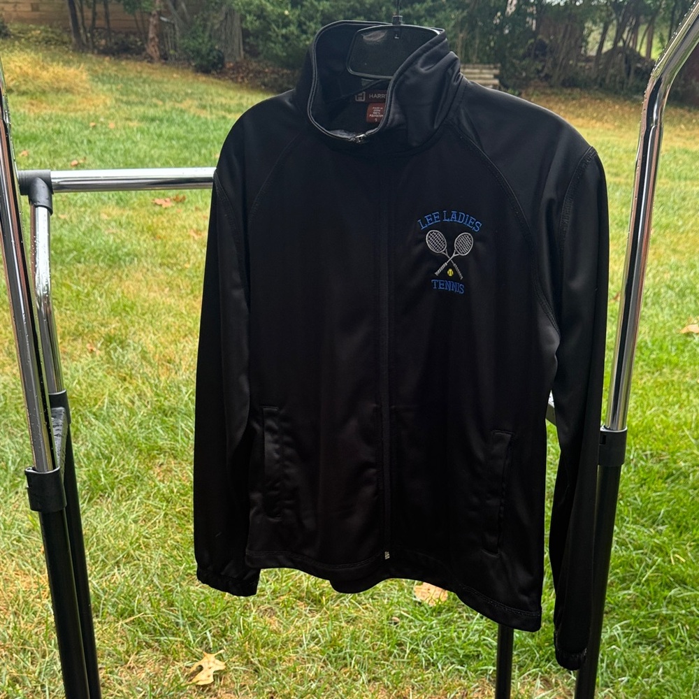 Lee Ladies Tennis Full-Zip Athletic Hoodie with Racquet Logo